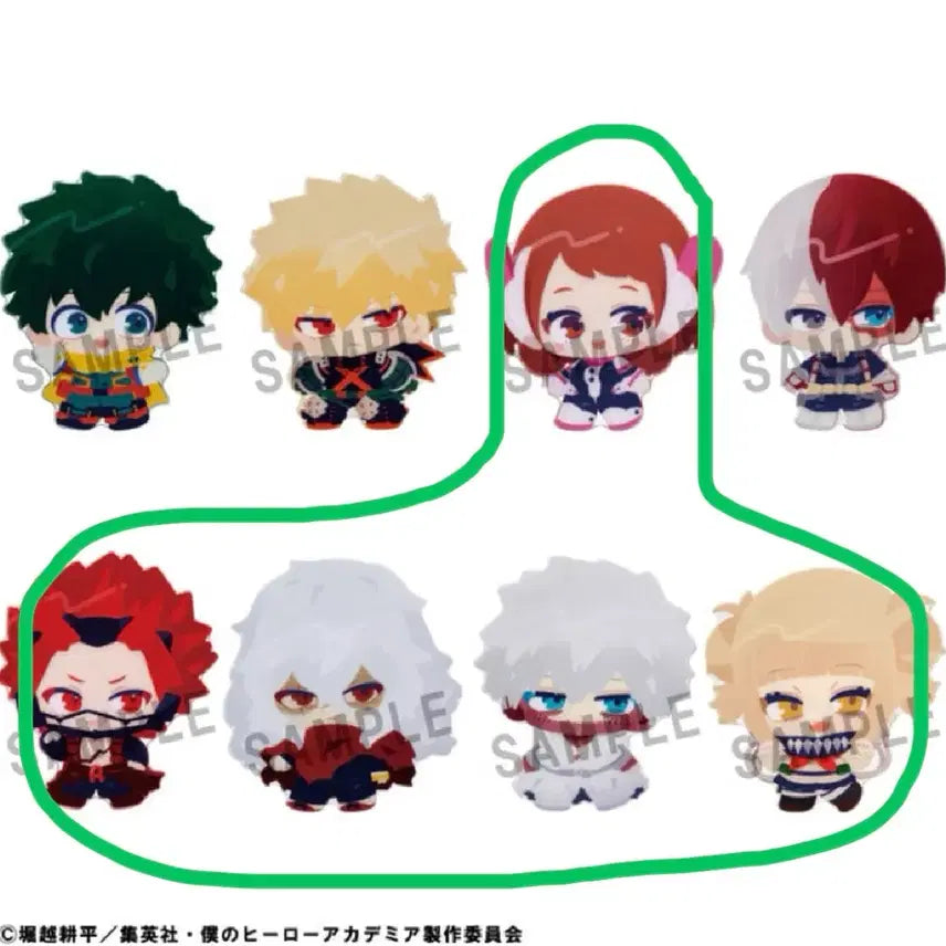 [BUNJANG] My Hero Academia Karacolo Acrylic Split Set / 나히아 카라코로 아크릴 분철