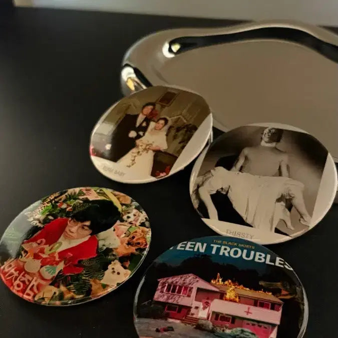 [BUNJANG] The Black Skirts Can Badge Team Baby Tint Trouble Bundle Set / 검정치마 캔뱃지 팀베이비 틴트러블 떨스티