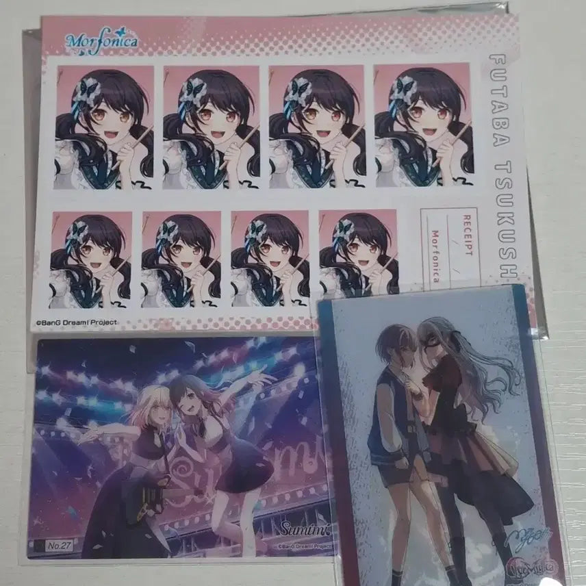 [BUNJANG] BanG Dream! Tsukushi Abe Official Photo &amp; Clear Card Set / 뱅드림 마이아베 츠쿠시 증사 + 클리어카드 클카 마이고 아베무지카 스미미