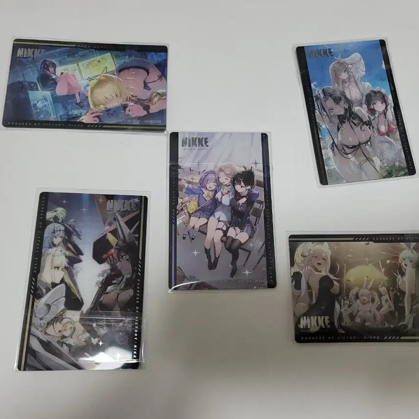 [BUNJANG] Goddess of Victory: Nikke Seoul Area Defense Special Metal Card Collection Set / 승리의여신 니케 서울 에리어 방어전 특전 메탈 카드 컬렉션 5종 전종