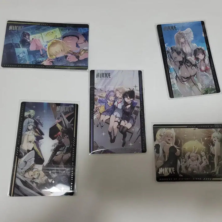 [BUNJANG] Goddess of Victory: Nikke Seoul Area Defense Special Metal Card Collection Set / 승리의여신 니케 서울 에리어 방어전 특전 메탈 카드 컬렉션 5종 전종