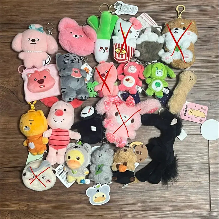 [BUNJANG] Cute Character Doll Keyring Collection / 귀여운 캐릭터 인형 키링 모음
