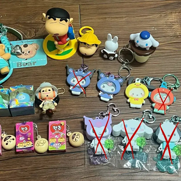 [BUNJANG] Cute Character Doll Keyring Collection / 귀여운 캐릭터 인형 키링 모음