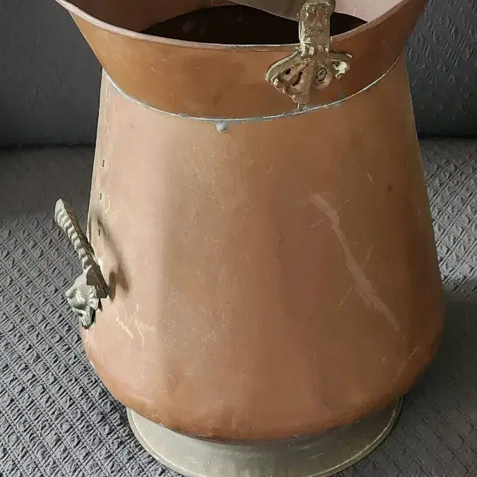 [BUNJANG] Antique Copper Kettle with Ceramic Handle / 앤틱 빈티지 구리 동 주전자