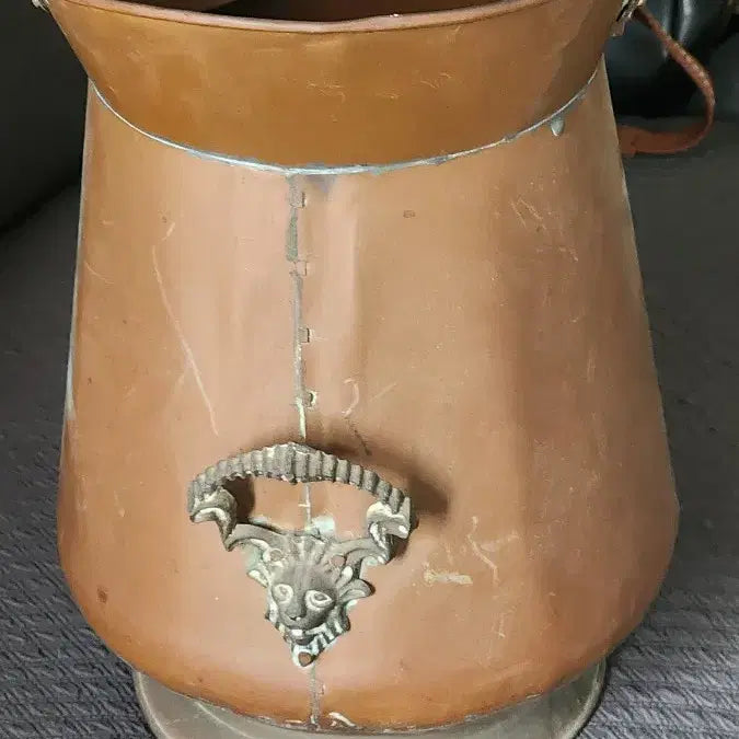 [BUNJANG] Antique Copper Kettle with Ceramic Handle / 앤틱 빈티지 구리 동 주전자