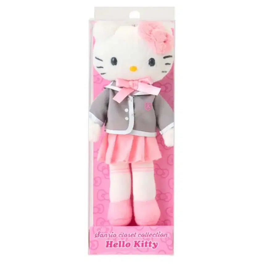 [BUNJANG] Sanrio Closet Collection Hello Kitty Doll Uniform / 산리오 클로젯 컬렉션 헬로키티 인형 교복
