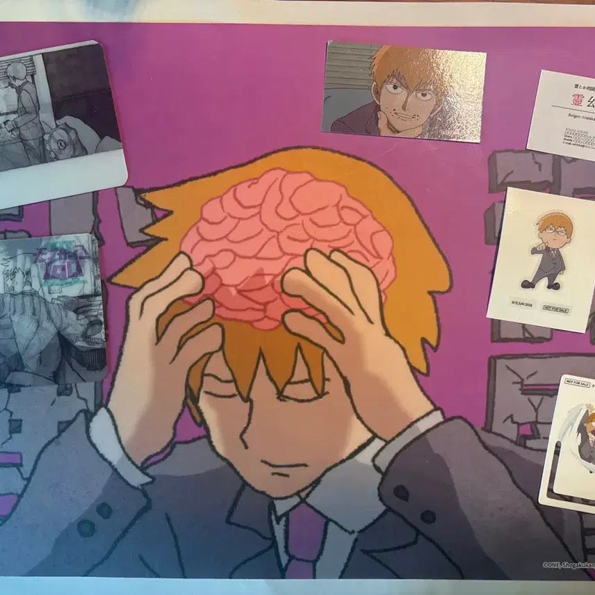 [BUNJANG] Mob Psycho 100 Reigen Arataka Collaboration Cafe Merchandise Set / 모브사이코100 콜라보카페 레이겐 모음