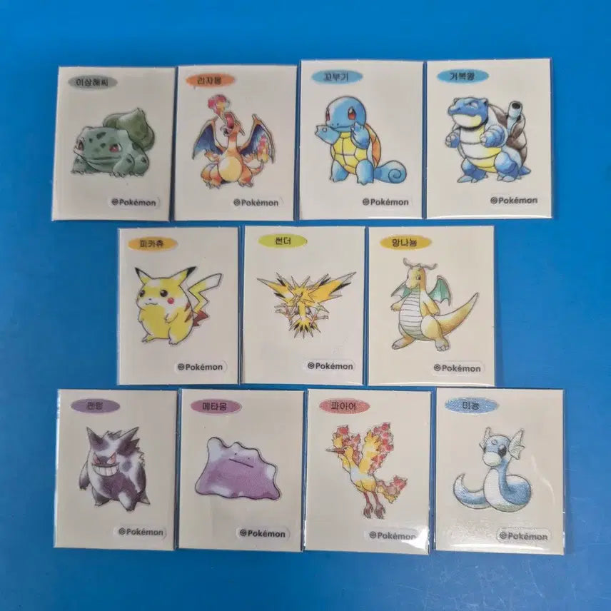 [BUNJANG] Pokemon Artwork Mini Stickers / 포켓몬띠부씰//아트워크띠부씰