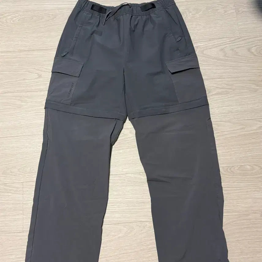 [BUNJANG] Salomon Pinnacle Detachable Pants Charcoal / [L] 살로몬 피나클 디테처블 팬츠 차콜