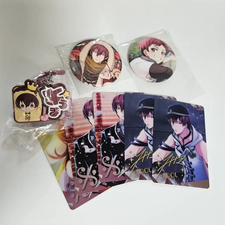 [BUNJANG] Idolish7 Jewel Touma Baby Commu Can Badge, Pudding Charm, Metal Cards / 아이나나 아이돌리쉬세븐 주르 토우마 베비커뮤 캔뱃지 푸딩챰 그외