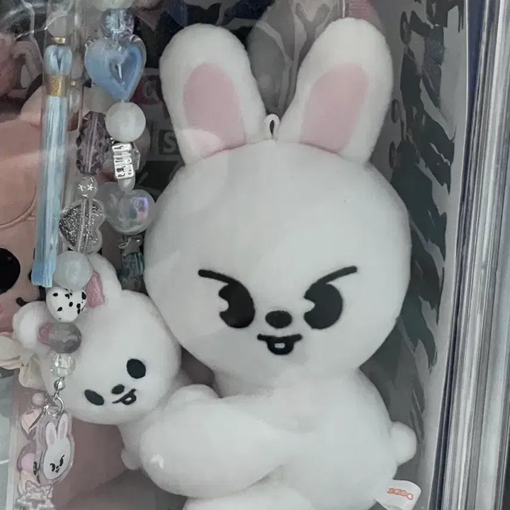[BUNJANG] Ribbit Magnet Plush Skzoo Doll / 리빗 마그넷 플러시 스키주  리노 인형