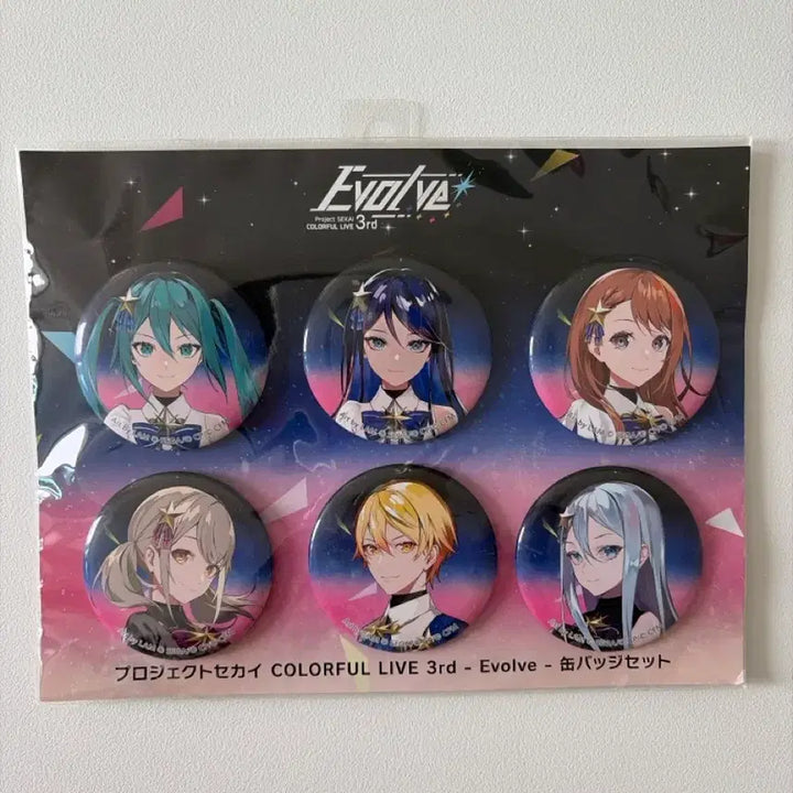 [BUNJANG] Project Sekai 3rd Anniversary Connect Live Can Badge Set / 프로세카 3주년 커넥라 캔뱃지 미쿠 이치카 미노리 코하네 츠카사 카나데
