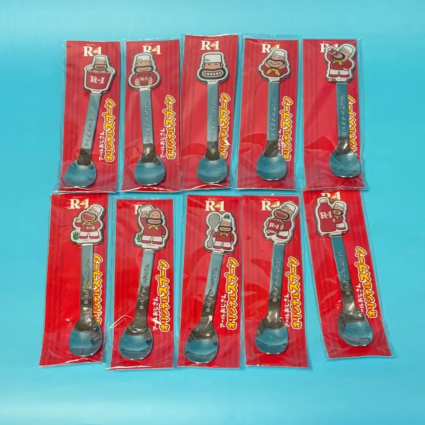 [BUNJANG] Mr. Call Character Spoon Set (10 Types) / R-1 칼아저씨 캐릭터 스푼 10종