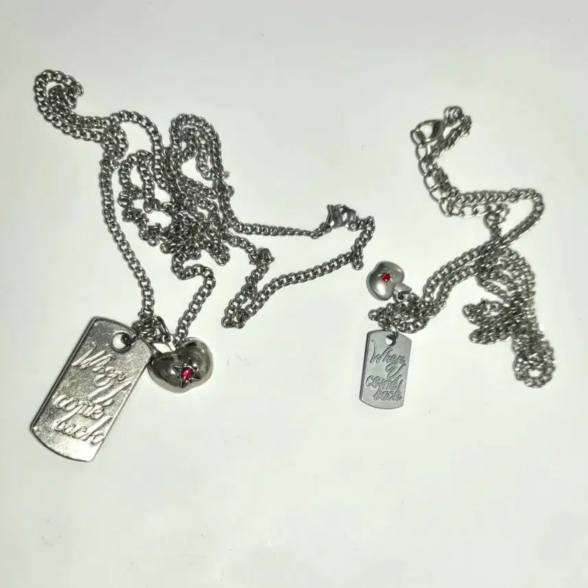 [BUNJANG] Lovey Dovey Howoo Necklace / 럽딥 럽앤딥 러브앤딥스페이스 하우주 목걸이