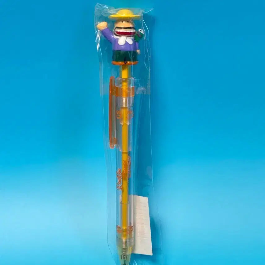 [BUNJANG] Mr. Cal Character Yellow Mechanical Pencil / 칼 아저씨 샤프