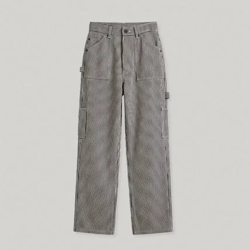 [BUNJANG] Polneua Sien Stripe Carpenter Pants Medium / 폴뉴아 시엔 스트라이프 카펜터 팬츠 미듐