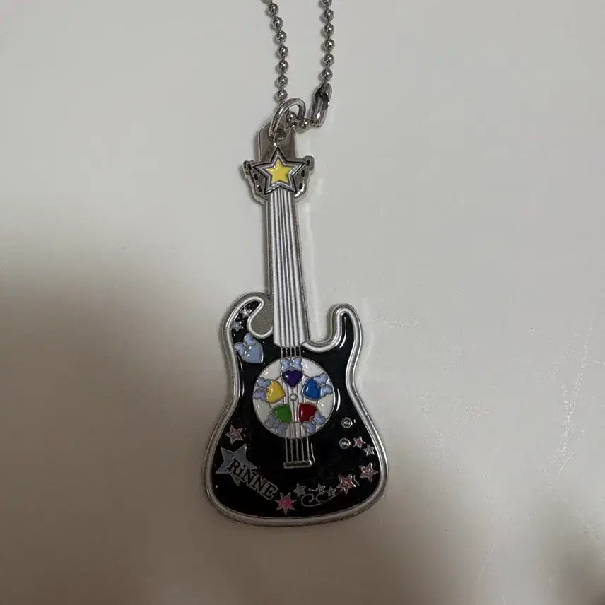 [BUNJANG] Prism Stone Rinne Guitar Keychain Pretty Rhythm / 프리즘스톤 린네 기타 키링 프리티리듬