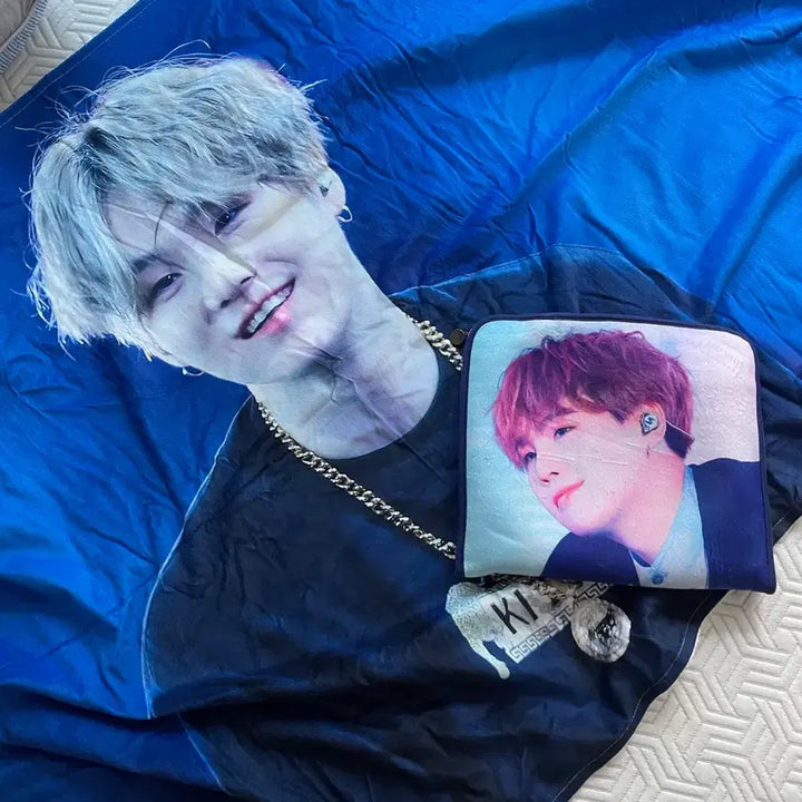 [BUNJANG] BTS Suga "Suga" Blanket / 방탄 BTS 슈가 민윤기 담요 굿즈