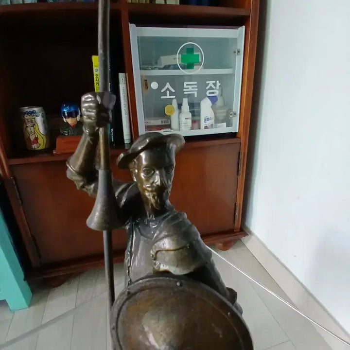 [BUNJANG] Antique Bronze Don Quixote Sculpture / 영국 브론즈 돈키호데 작품