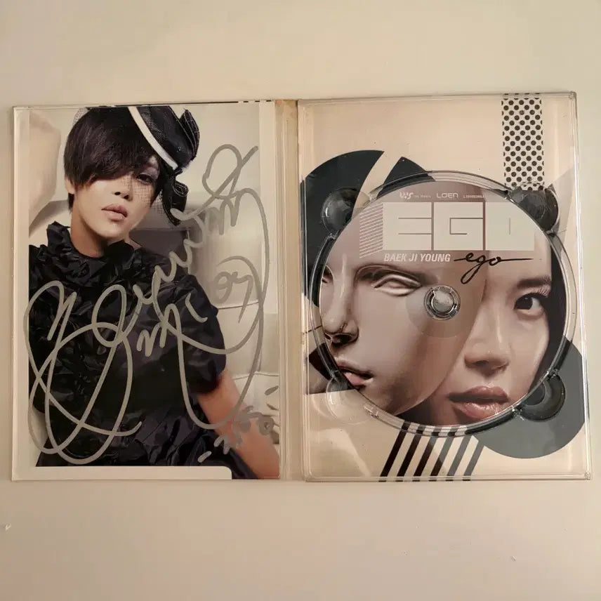 [BUNJANG] Baek Z Young Mini Album EGO Autographed CD / [친필싸인반]백지영 미니앨범 - EGO (내 귀에 캔디 수록) CD