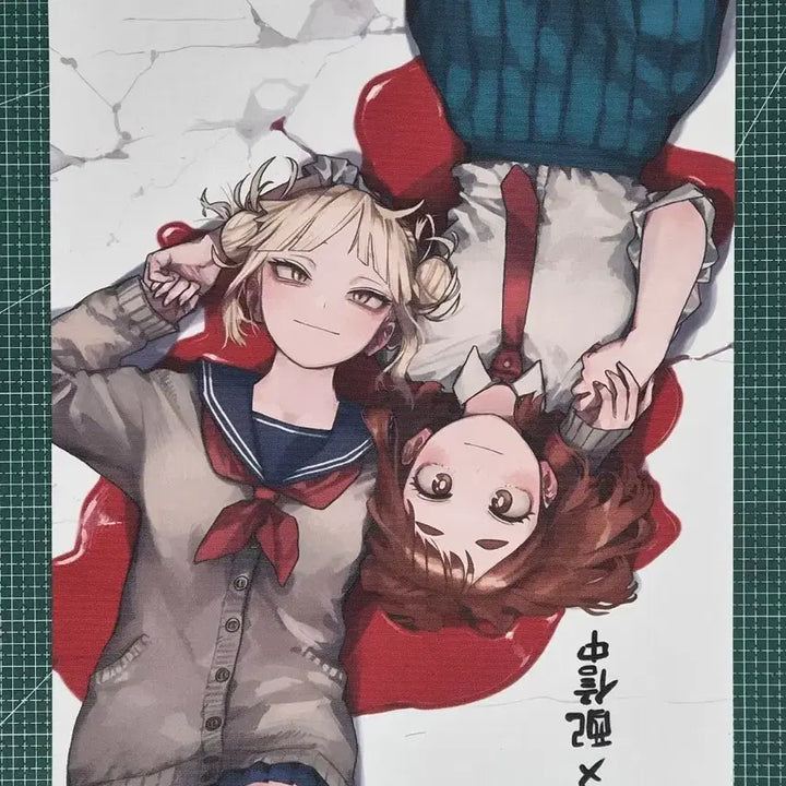 [BUNJANG] My Hero Academia Himiko Toga &amp; Ochaco Uraraka Tapestry Poster / 나히아 토가 오챠코 태피스트리 포스터 판매