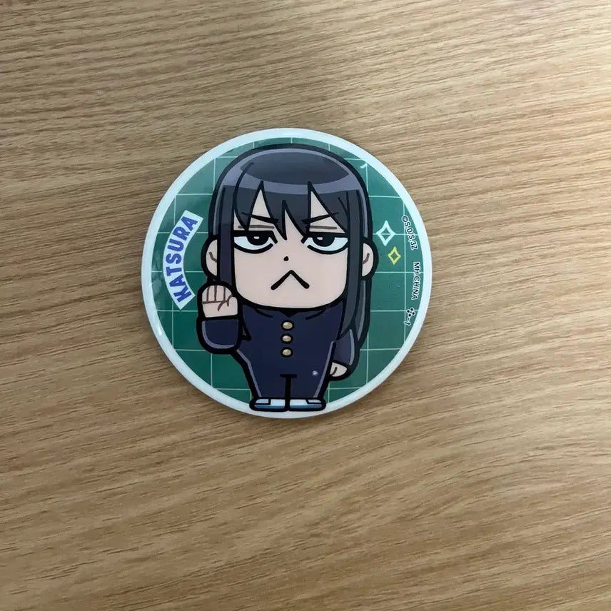 [BUNJANG] Gintama Katsura Acrylic Can Badge / 3-Z 은혼 카츠라 캔벳지
