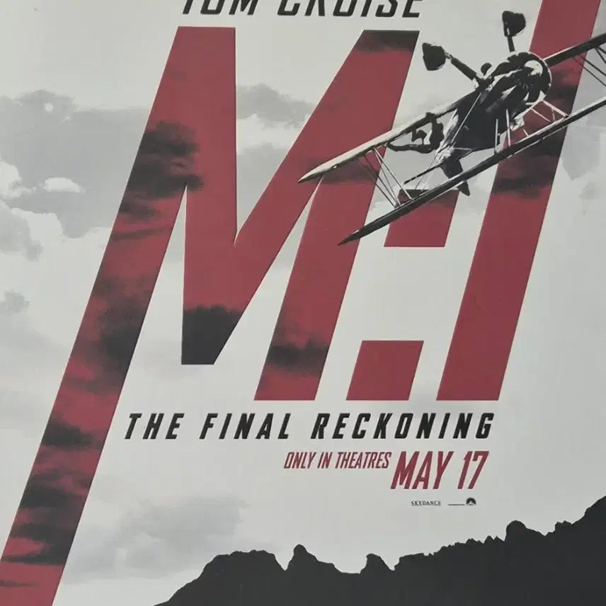 [BUNJANG] Mission Impossible Final Reckoning Early Bird Poster / 미션 임파서블 파이널레코닝 얼리버드 포스터 판매
