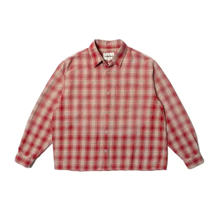 [BUNJANG] The Rawcows East River Shirt Red / 더 뤡코즈 이스트리버 셔츠 레드 1