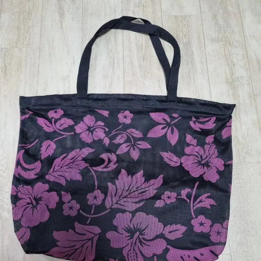 [SOLD OUT] 하와이 플라워패턴 매쉬토트백 새상품