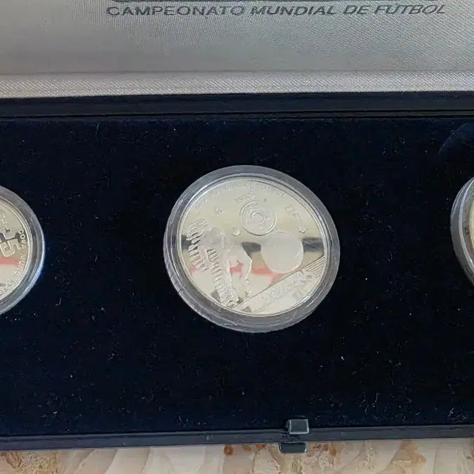 [BUNJANG] 1986 Mexico World Cup Commemorative Silver Coin Set / 1986 멕시코 월드컵 기념 은화 세트