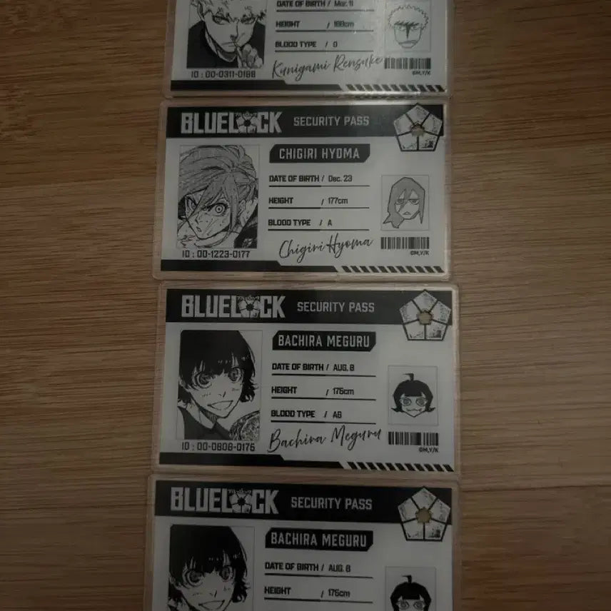[BUNJANG] Blue Lock ID Card Set / 블루록 ID 카드 판매합니다 (개별, 일괄 가능)