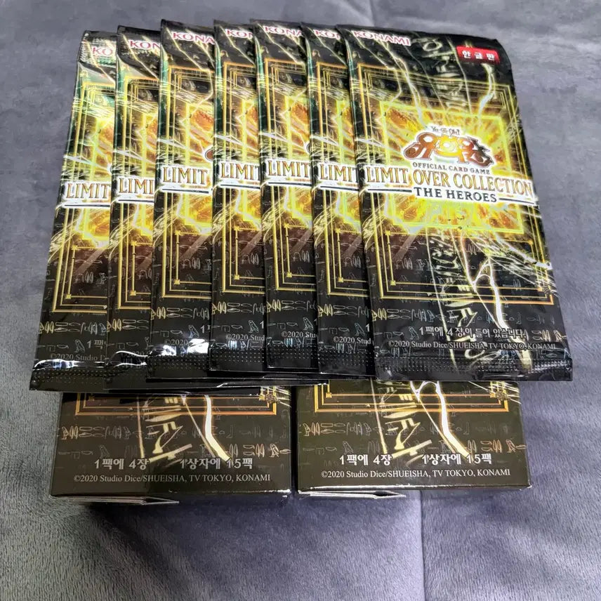 [BUNJANG] Yu-Gi-Oh! Limit Over Collection Heroes Search Pack Bundle / 유희왕 리미트 오버 컬렉션 히어로즈 서치팩+잡카 일괄