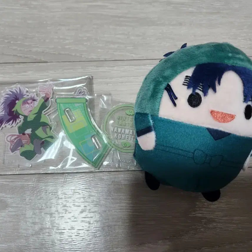 [BUNJANG] Nintama Rantaro Nanatsuma Koheta Acrylic Stand &amp; Fuwa Kuro Ring Set / 닌타마 란타로 나나마츠 코헤이타 아크릴, 후와쿠로링 일괄