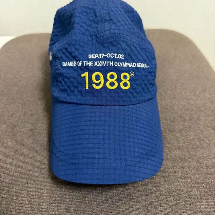 [BUNJANG] BEHOMES Seersucker Running Cap Navy / [미착용 새상품] 비범스 시어서커 러닝캡