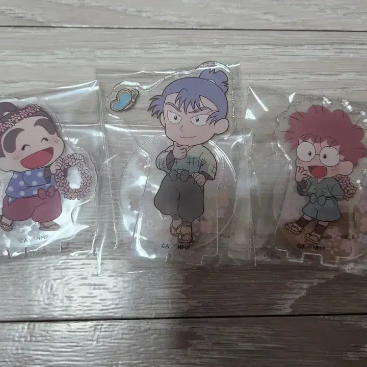 [BUNJANG] Nintama Rantarō Tomesaburo, Shinbe, Rantarō Animate Mini Acrylic Bundle Set / 닌타마 란타로 토메사부로, 신베, 란타로 애니메이트 미니 아크릴 일괄