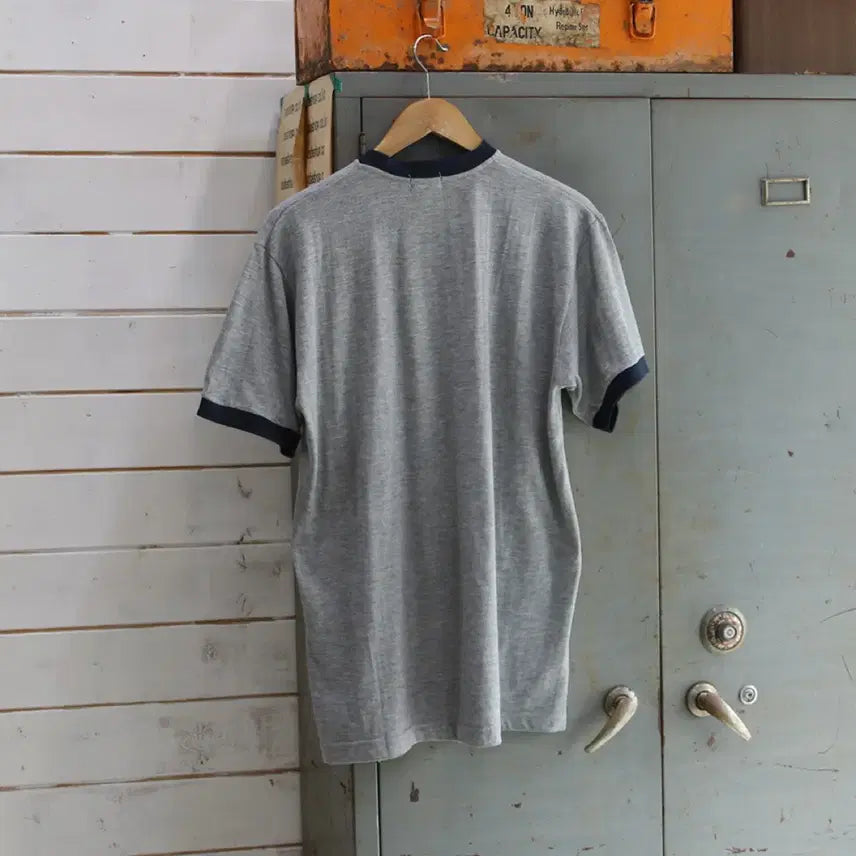 [BUNJANG] Suntory Boss Coffee Ringer T-Shirt / (착용컷) SUNTORY BOSS COFFEE 링거 반팔 티셔츠 100