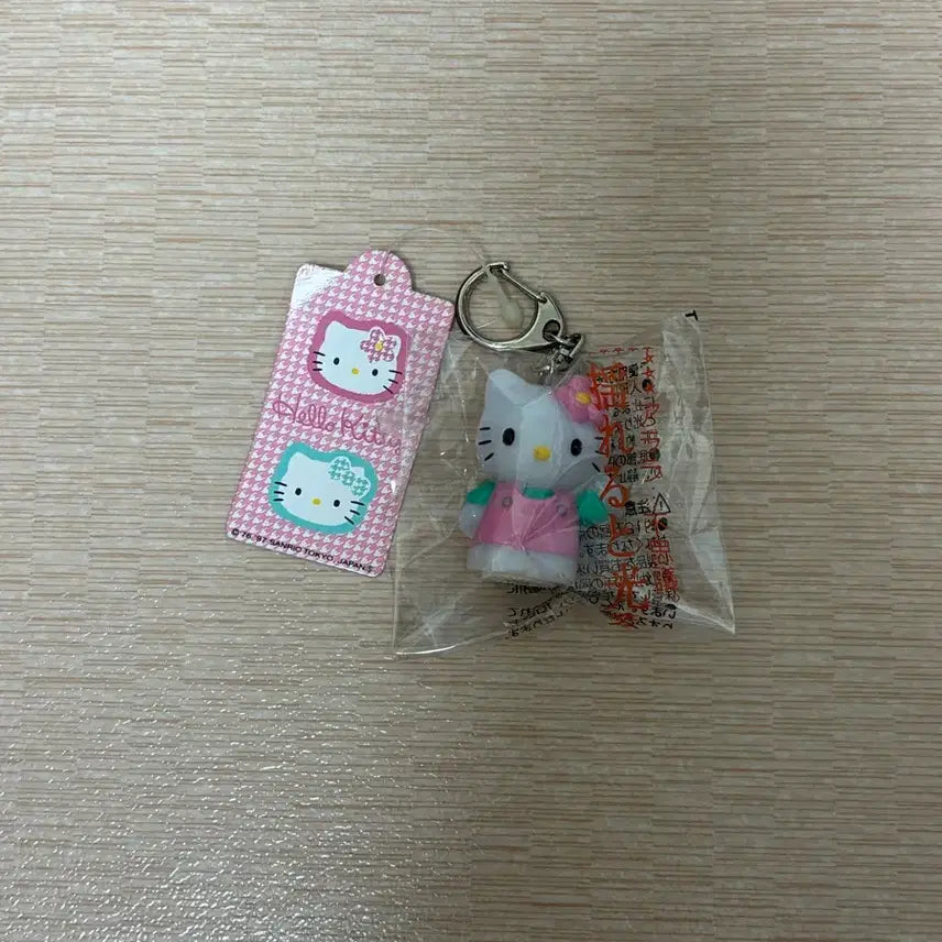 [BUNJANG] Sanrio Retro Heisei Kaonashi Hello Kitty Light Keyring / 산리오 고전 레트로 헤이세이 카오하나 헬로키티 키티 라이트 키링