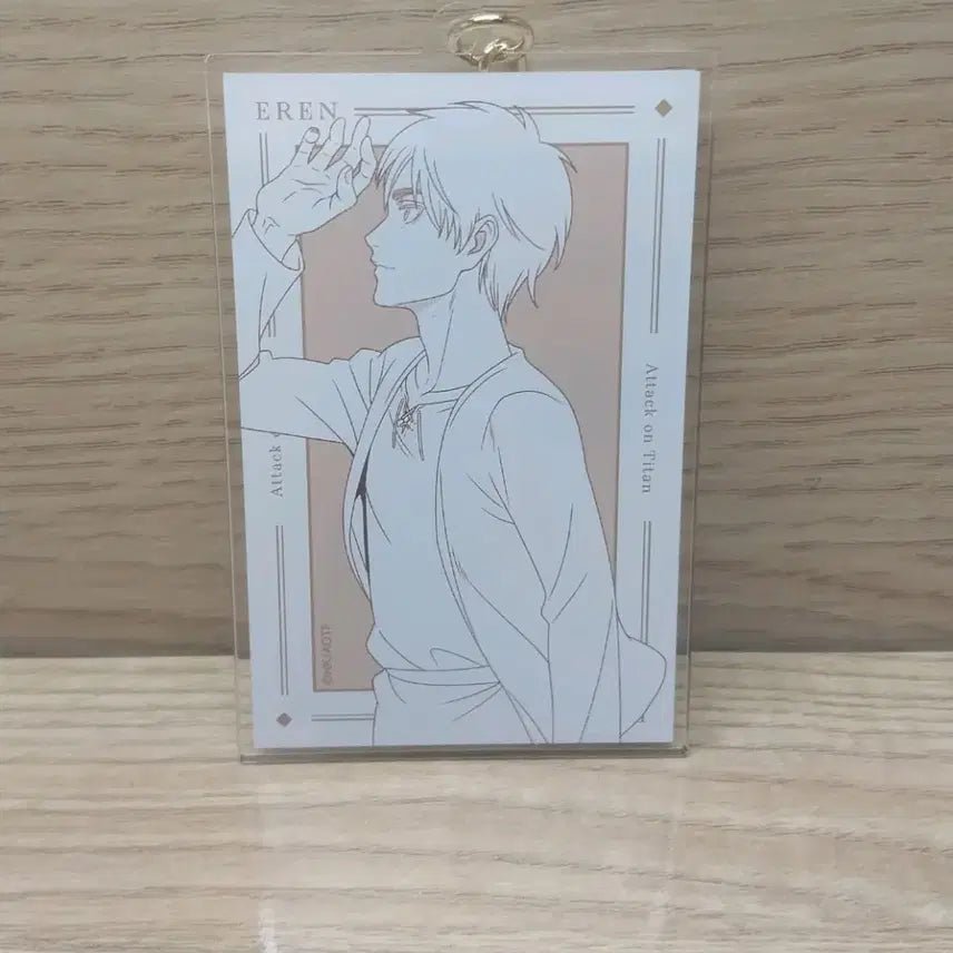 [BUNJANG] Attack on Titan Eren Acrylic Keychain / 진격거 에렌 아크릴 키링