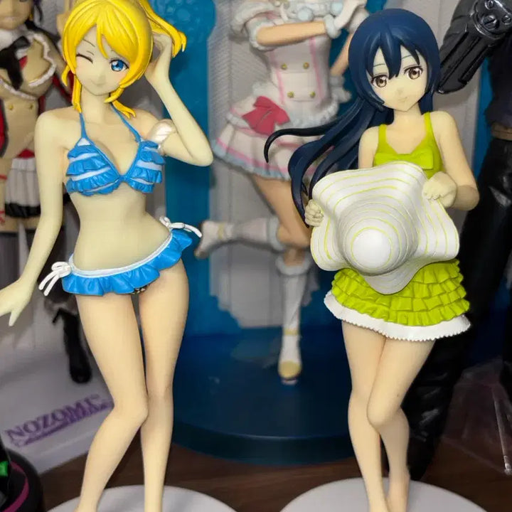 [BUNJANG] Love Live! Muse Ayase Eli &amp; Sonoda Umi Swimsuit Figures / 러브라이브 뮤즈 아야세 에리 소노다 우미 수영복 피규어