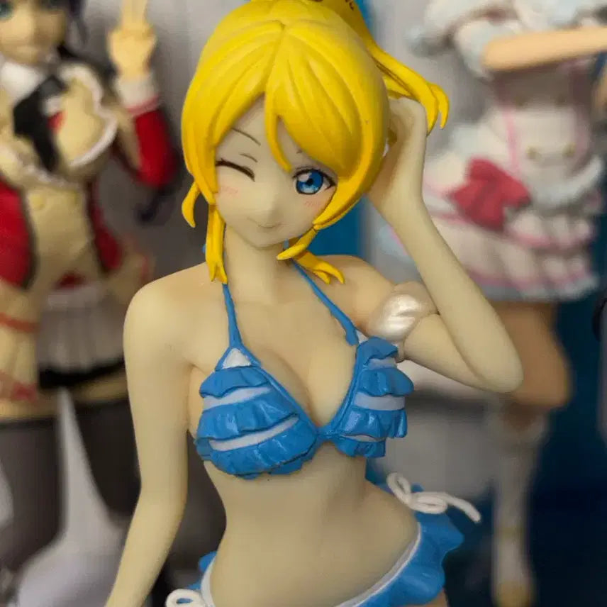 [BUNJANG] Love Live! Muse Ayase Eli &amp; Sonoda Umi Swimsuit Figures / 러브라이브 뮤즈 아야세 에리 소노다 우미 수영복 피규어