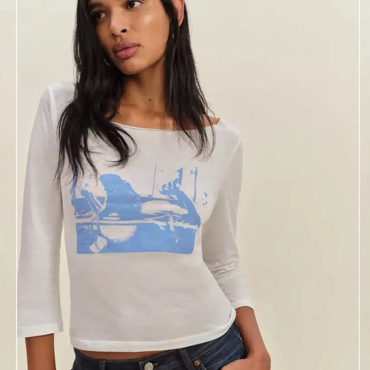 [BUNJANG] Reformation Karina T-Shirt / Reformation(리포메이션) 카리나 티셔츠