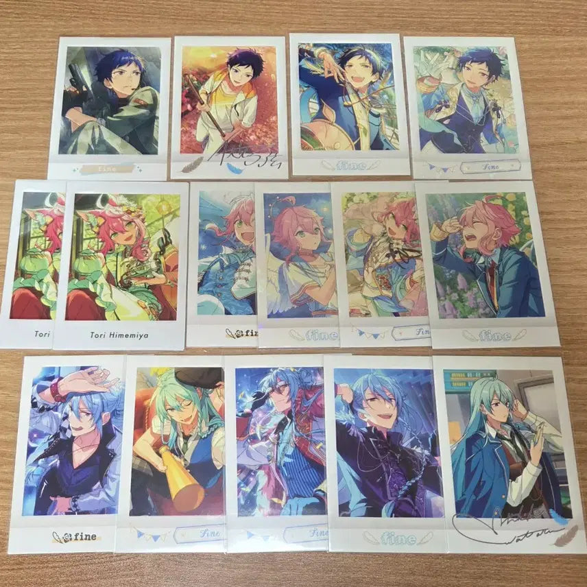 [BUNJANG] Ensemble Stars Fine Yuuru Tori Wataru Pashaa Card Set / 앙스타 피네 유즈루 토리 와타루 파샤 파샷츠