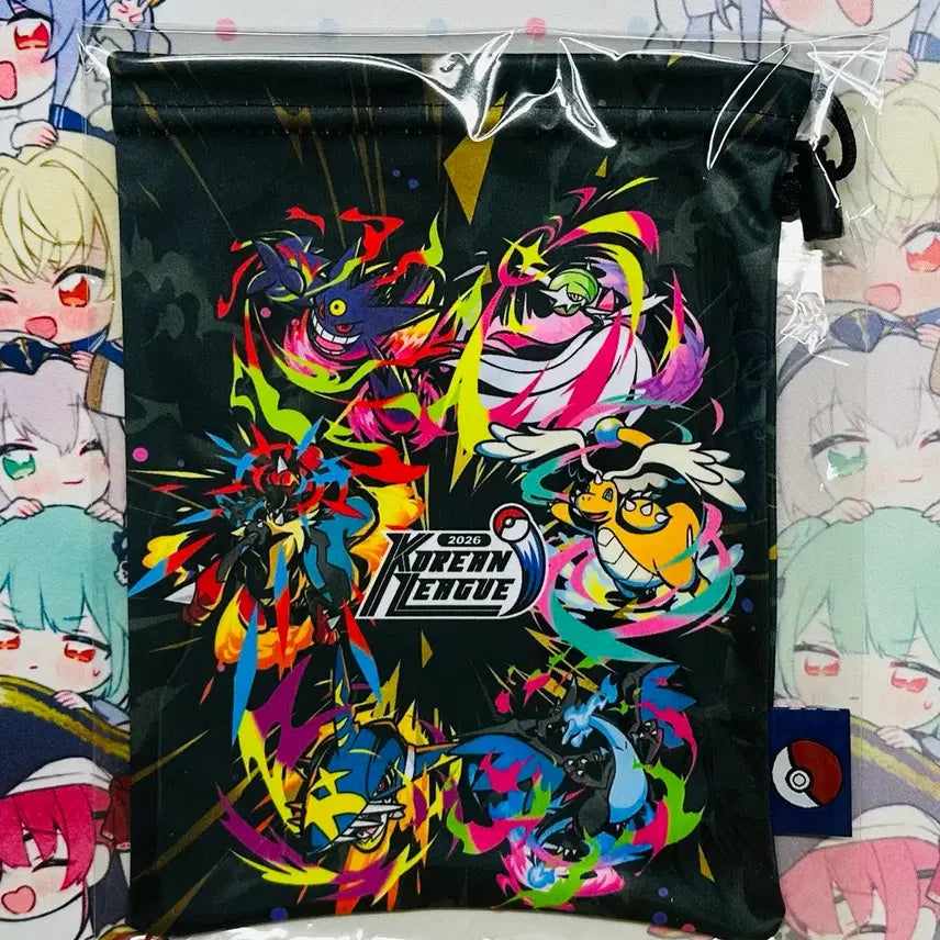 [BUNJANG] 2026 Korean League Pokemon Pouch / 2026 코리안 리그 포켓몬 파우치