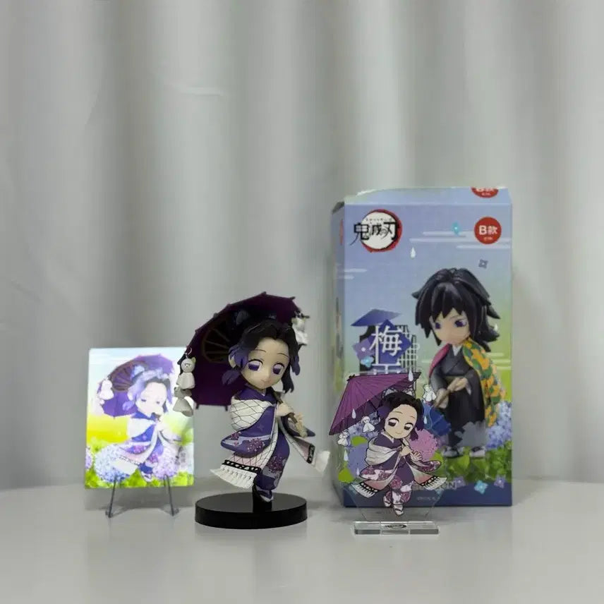 [BUNJANG] Demon Slayer Shinobu Rain Figure + Acrylic Bundle Set / [귀멸의 칼날] 시노부 장마 피규어 + 아크릴(일괄)