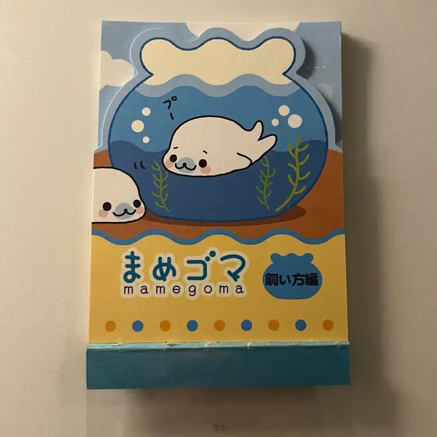[BUNJANG] Heisei Retro Mamegoma Mini Memo Pad / 헤이세이 고전지류 레어 마메고마 미니 메모지