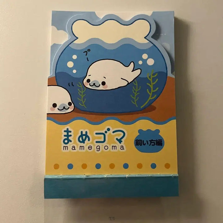 [BUNJANG] Heisei Retro Mamegoma Mini Memo Pad / 헤이세이 고전지류 레어 마메고마 미니 메모지