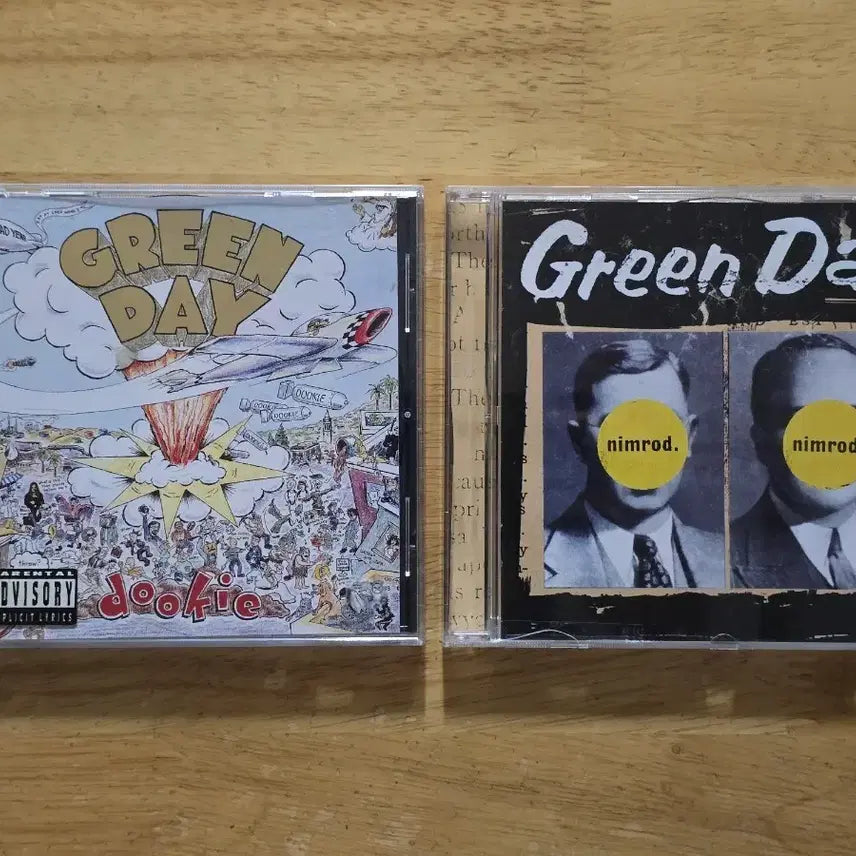 [BUNJANG] Green Day Dookie &amp; Nimrod Albums (2 CDs) / CD 음반 GREEN DAY 그린데이 앨범 2장