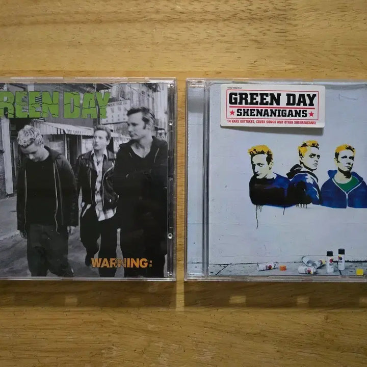 [BUNJANG] Green Day Warning &amp; Shenanigans 2CD Set / CD 음반 Green Day 그린데이 앨범 2장