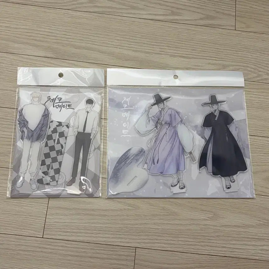 [BUNJANG] Checkmate Photocard Holder Acrylic Stand Bundle Set / bl 체크메이트 모펀 방문 포카 홀더 학생증 패키지 아크릴 스탠드 등