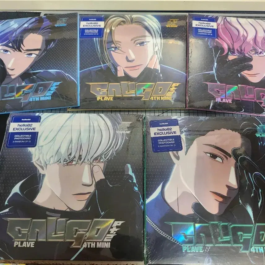 [BUNJANG] PLAVE Calligraphy 2 hello82 Album Bundle Set (Byte POB) / 플레이브 칼리고2 hello82 앨범일괄(바이트)